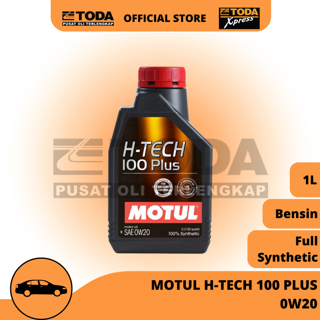 Oli Mobil Motul H-Tech 100 Plus 0W20 1L Oli Mesin Mobil Original