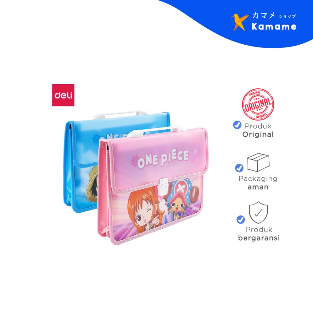

Deli Brief Case - One Piece A4-2P F621 - Kamame