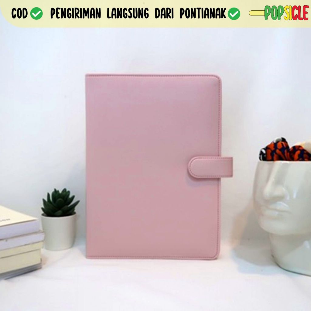 

Binder Flashee Kulit Polos B5 Lubang 26 Cover Agenda Polos Catatan Sekolah Warna Pink Muda Berkualitas