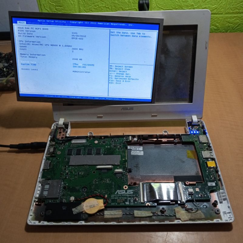 Motherboard Mobo Board Mainboard Mesin Laptop Asus Eee PC X101CH