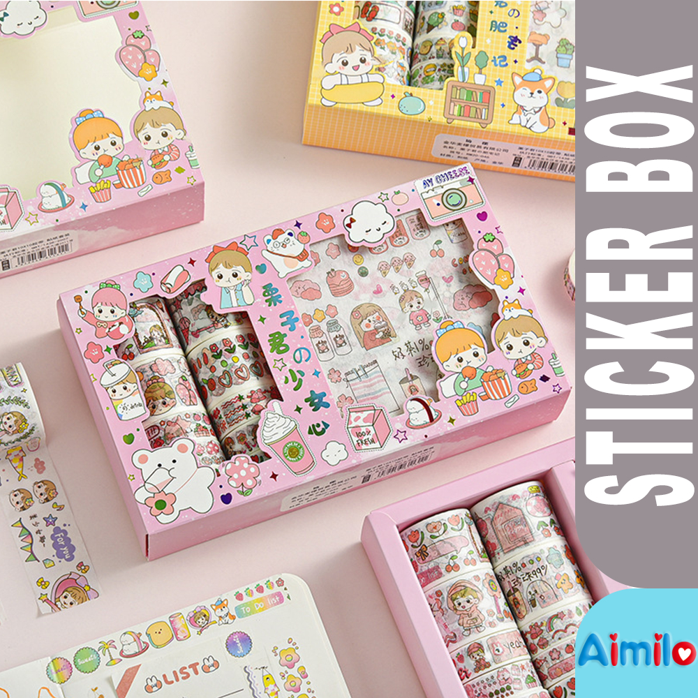 

Stiker 200 Lembar 1 Box Sticker Momo Stiker 100 Lembar 4warna Stiker Lucu Anak Perempuan Untuk Notebook Dan Buku Tulis Sekolah