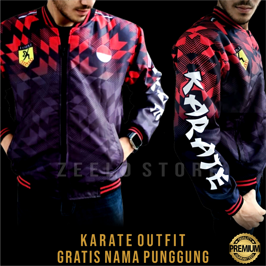 Jaket Karate Karate Gratis Nama Punggung