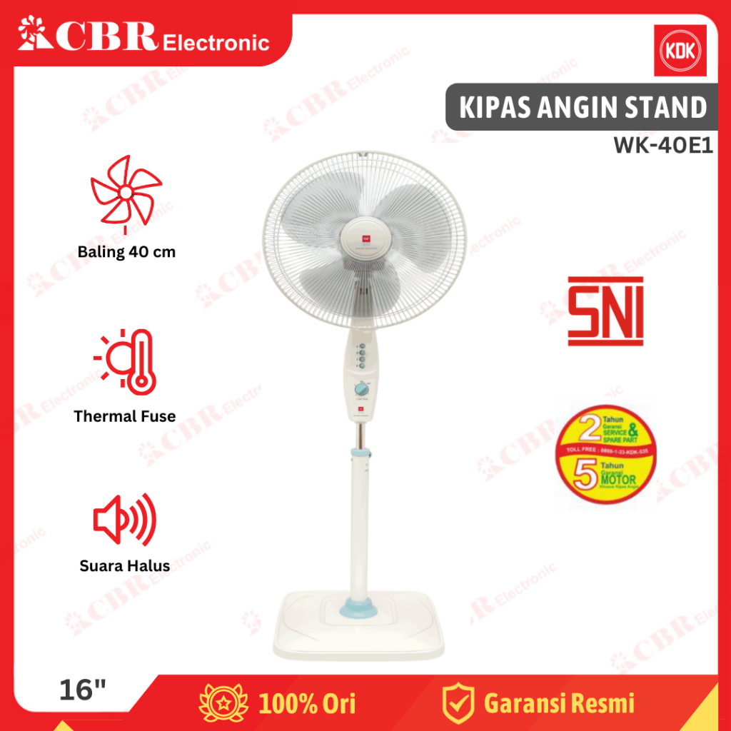 Kipas Angin KDK / WK-40E1 (Stand)