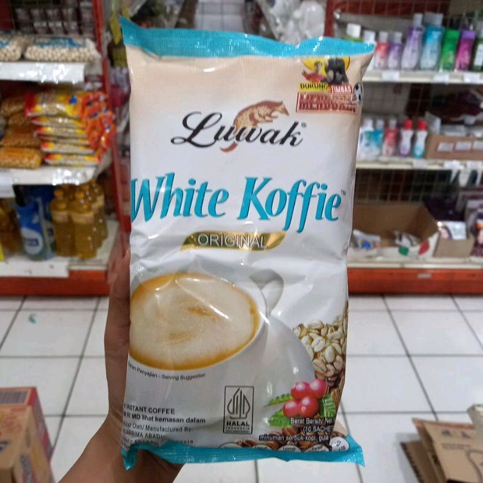 

Kopi Bubuk LUWAK WHITE KOFFIE Original Isi 10Pcs