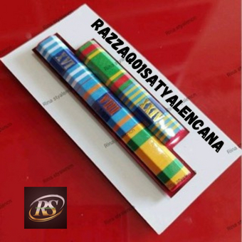 Pita Jasa "Prisma" N. AD 24 16 8 Tahun TNI Dwi Jasista - Razzaq Satya Lencana