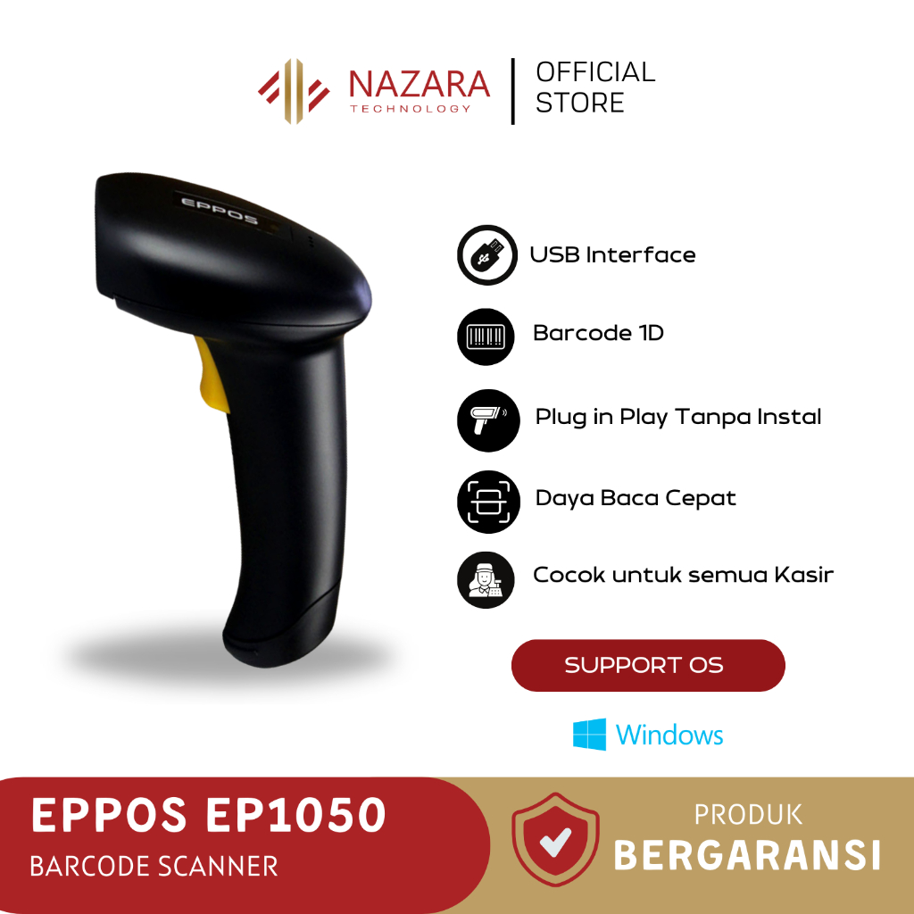 Barcode Scanner 1D EPPOS EP1050