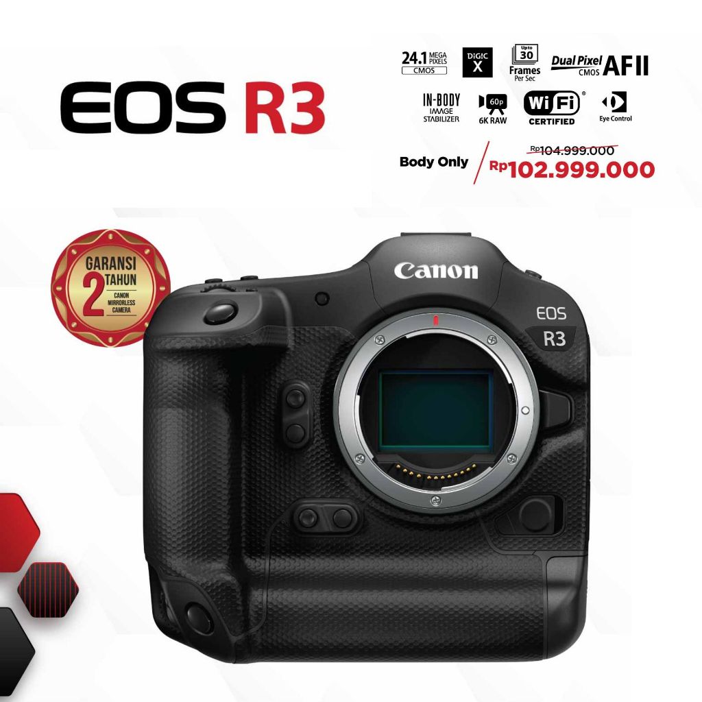 Canon EOS R3 Mirrorless Camera Canon EOS R 3 EOS R-3