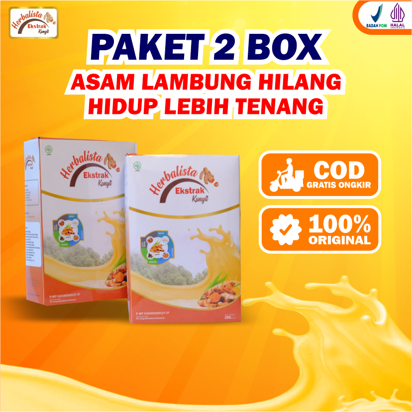 

Terlaris !!! Herbalista Ekstrak Kunyit 5x Lebih Efektif Sembuhkan Asam Lambung , Maag dan Gerd