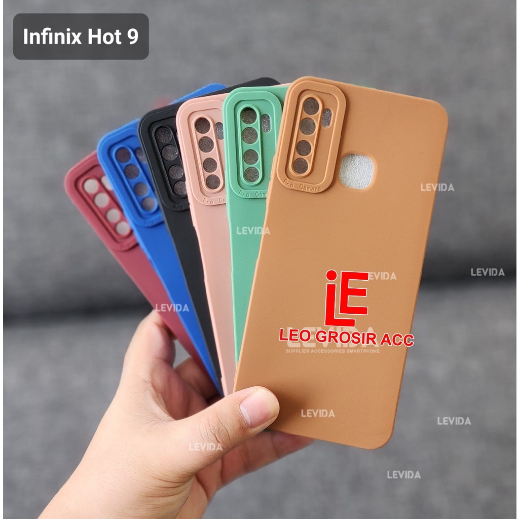 INFINIX HOT 9 CASE PRO CAMERA MACARON CASE INFINIX HOT 9