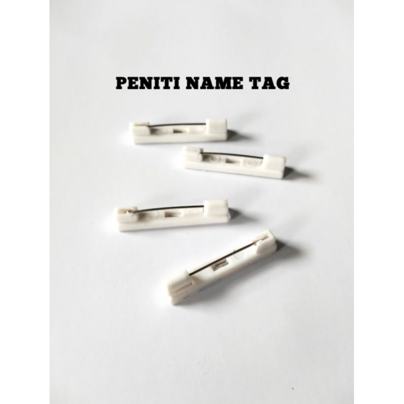 

PENITI NAME TAG BAHAN PAPAN NAMA DADA PIN BROS ECERAN