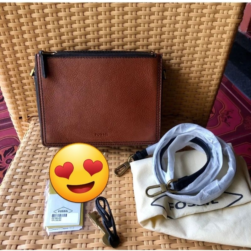 Tas Preloved Campbell Crossbody Brown