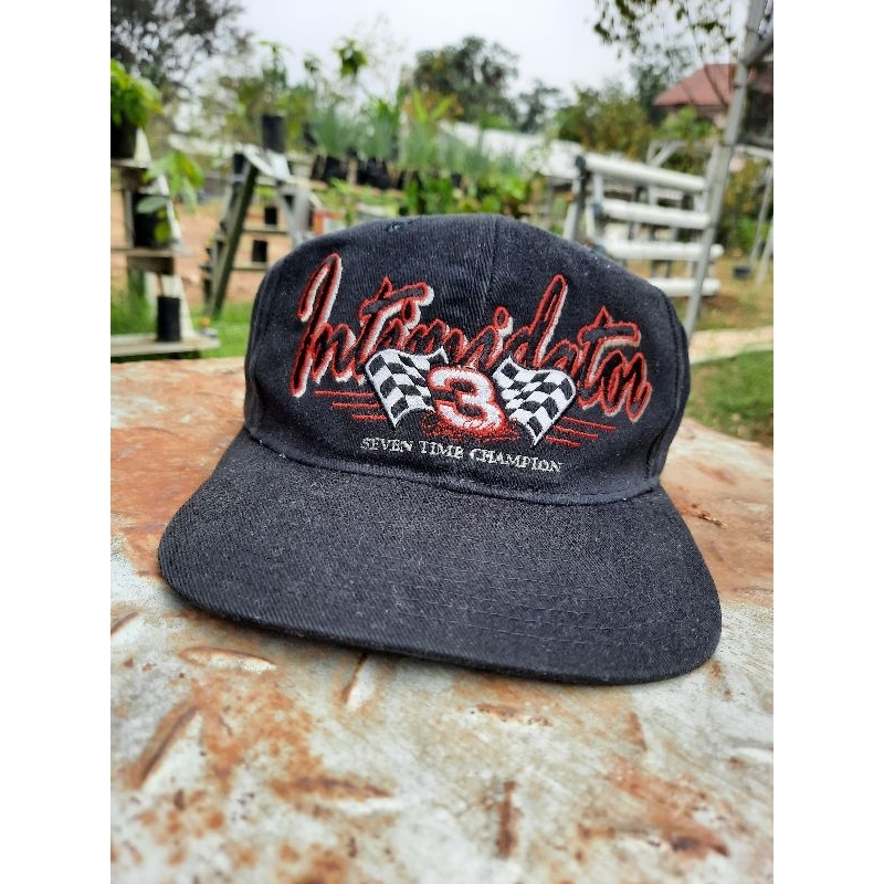 Topi Vintage / Vintage Cap Nascar Block Head Dale Earnhart 90s