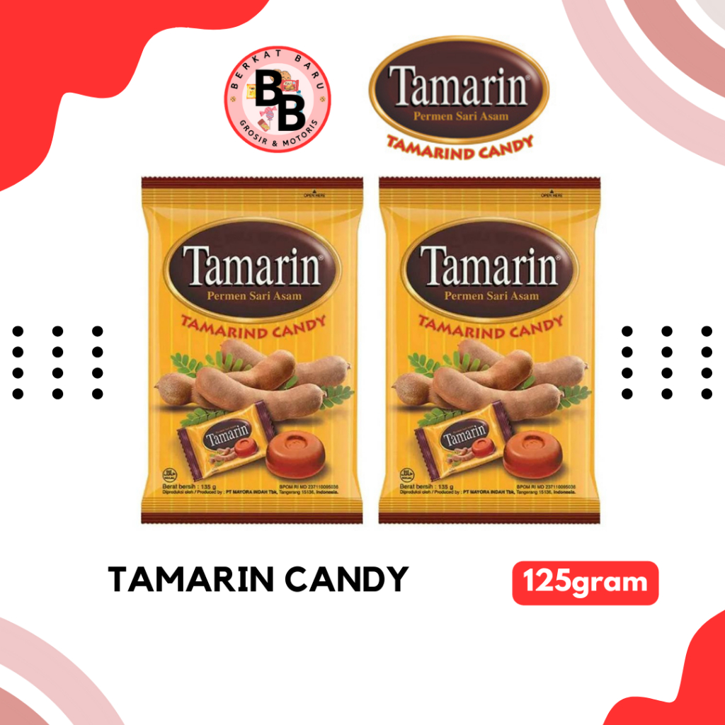 

[BB SNACK[ TAMARIN PERMEN SARI ASAM CANDY SAK 125GRAM