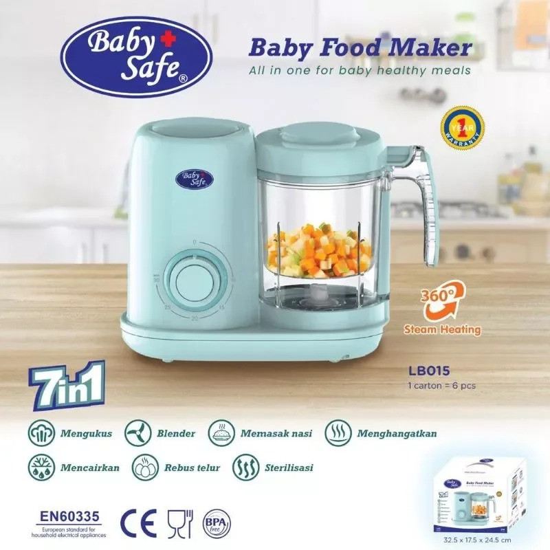 BABY SAFE BABY FOOD MAKER LB015 / blender mpasi/ perlengkapan mpasi