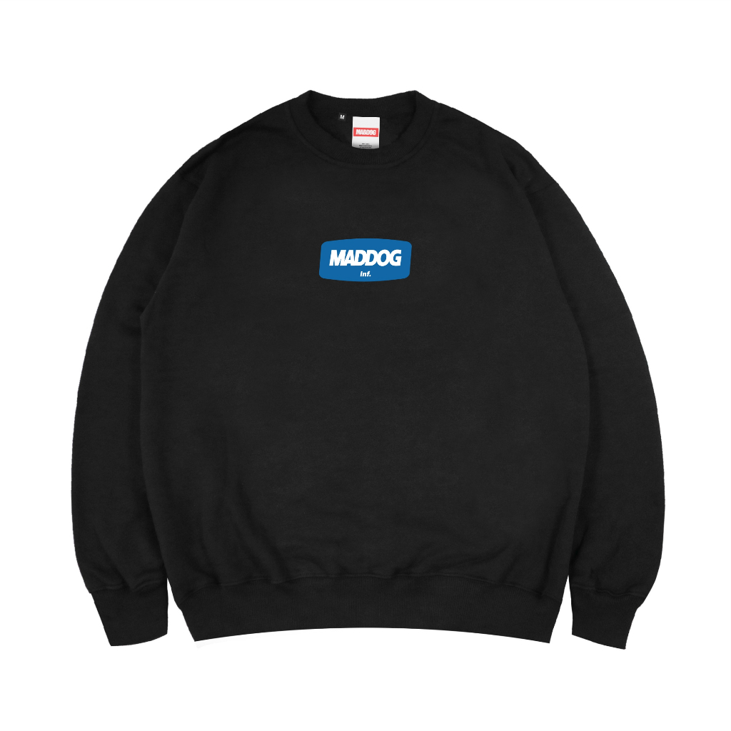 Maddog Infected - Crewneck - CHIPERBOX CN BLACK | Sweater Pria Wanita Unisex Hitam Distro Official M