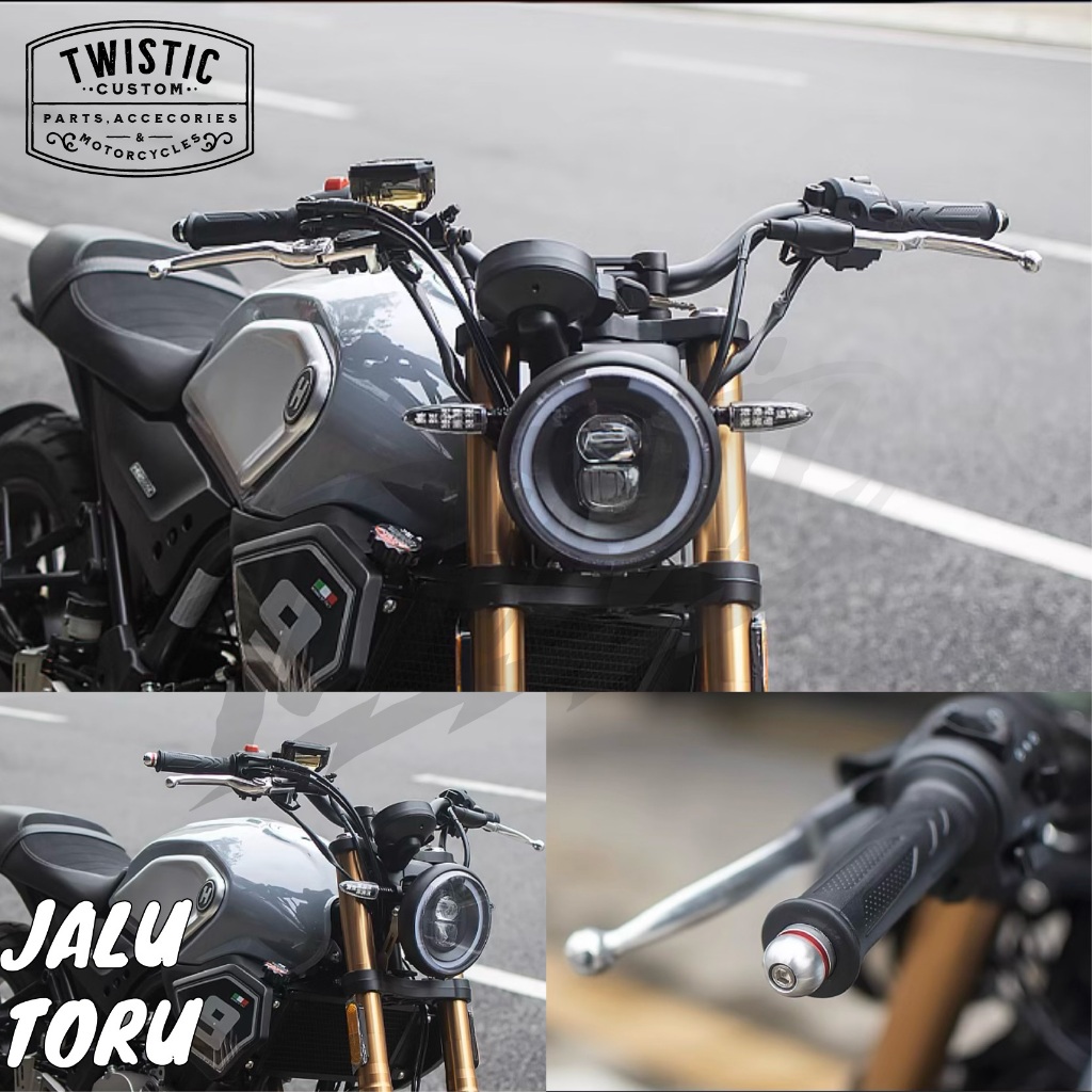 Jalu Bar End Stang Stabilizer Mini Toru Motor W175 XSR 155 Benelli TVS