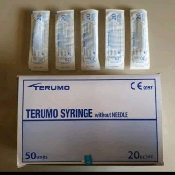 Syiringe terumo 20cc / Spuit terumo 20cc lubang pinggir