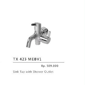 Kran Cabang Shower TOTO TX 423 MEBV1 / Kran Cabang Shower TOTO TX423MEBV1 / Kran Double Shower TOTO