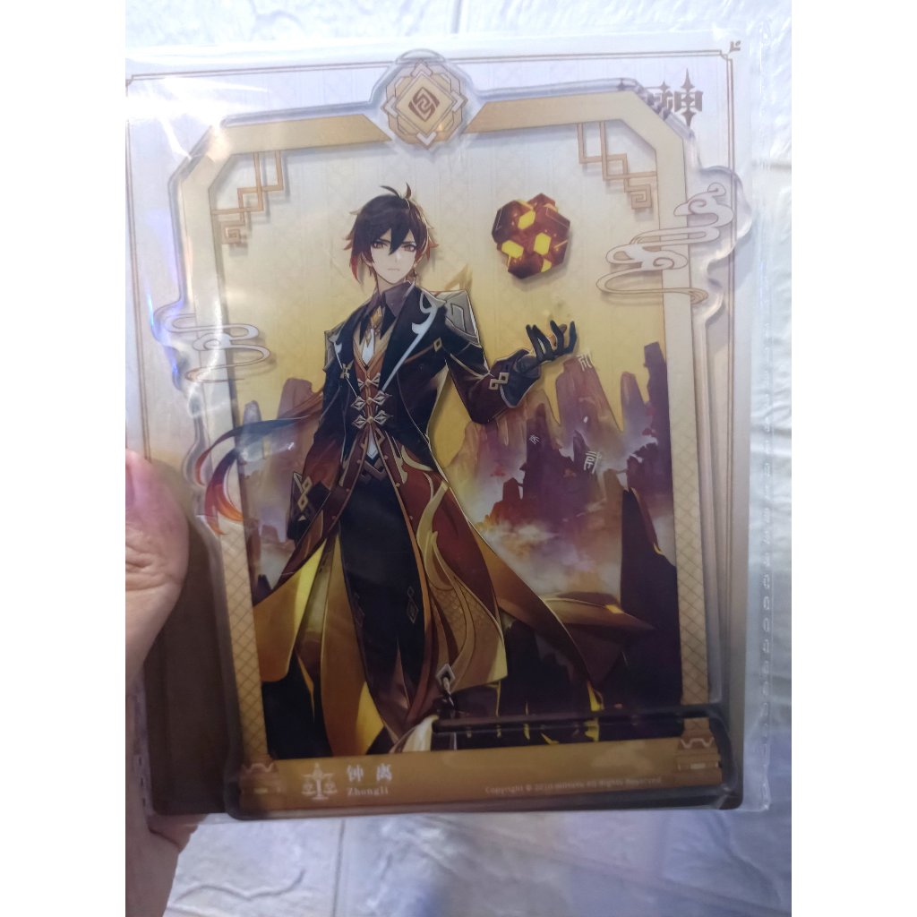 Standee Zhongli Phone Holder Genshin Impact Hoyofest