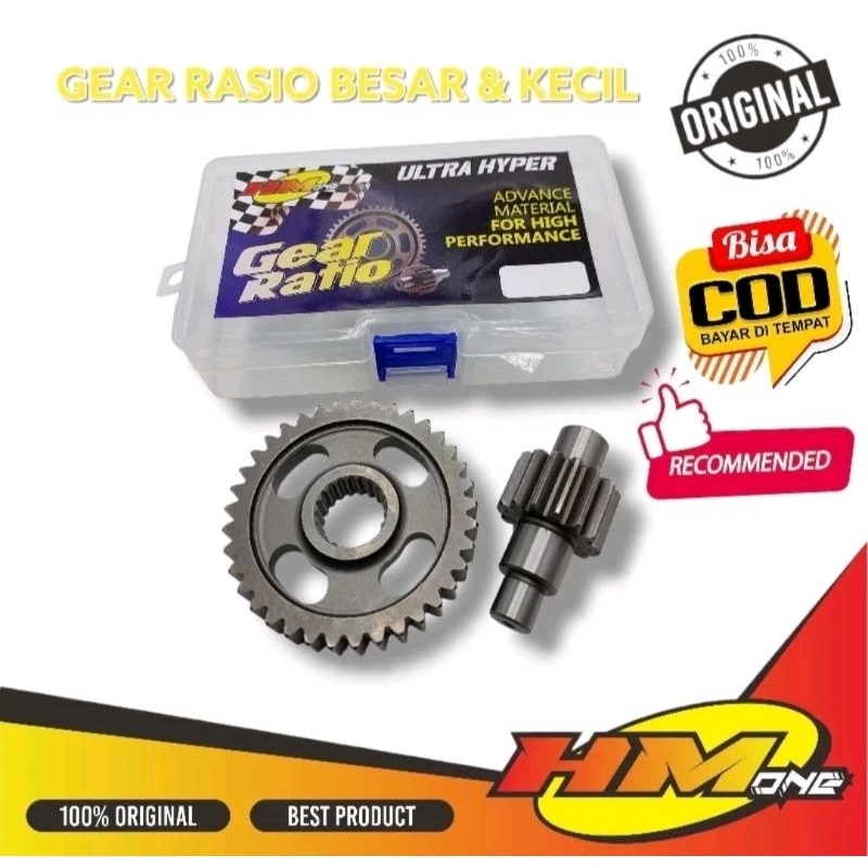 GEAR RASIO GIGI RASIO MIO SOUL FINO KARBU SPORTY NOUVO MIO GIGI RASIO THAILAND HM RACING