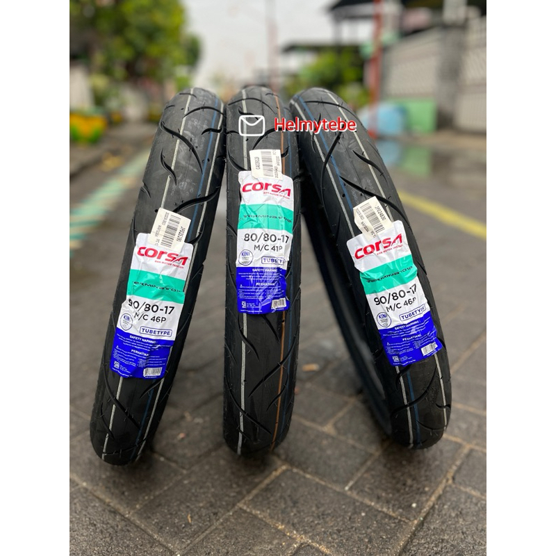 ban corsa terminator 80/80 90/80 R17 / Ban Corsa Terminator 90/80 & 80/80 17 ban Tubetype (non tubel