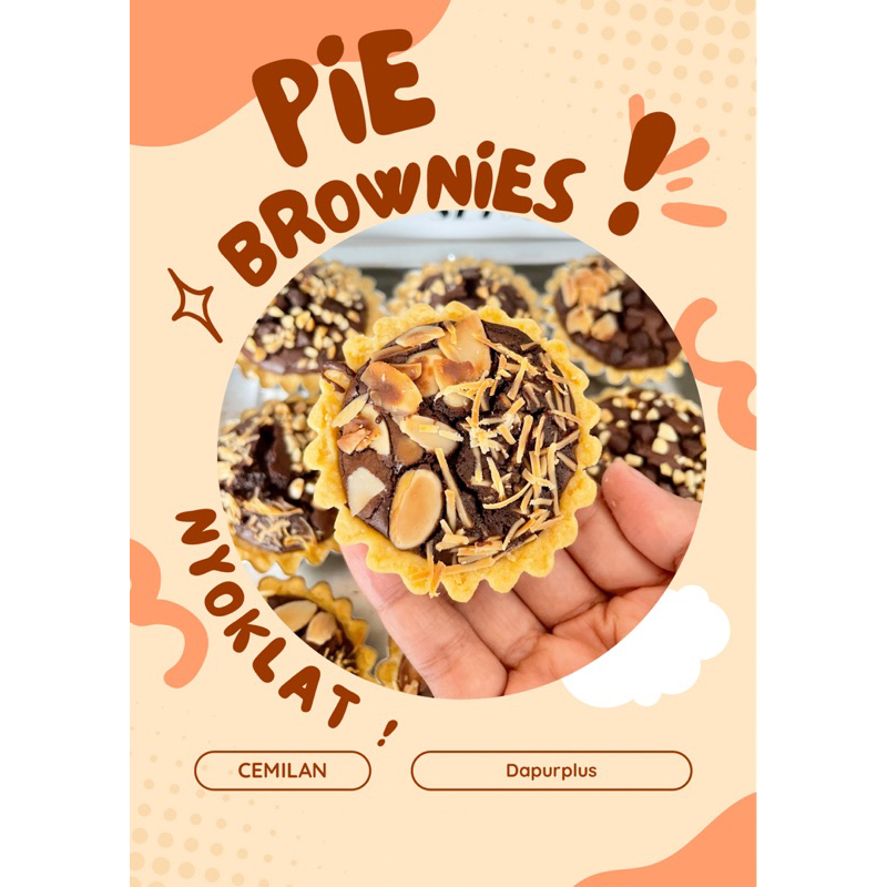

Pie Brownies / Pie Brownies Fudgy / Brownies / Berat 350gr per box isi 6pcs