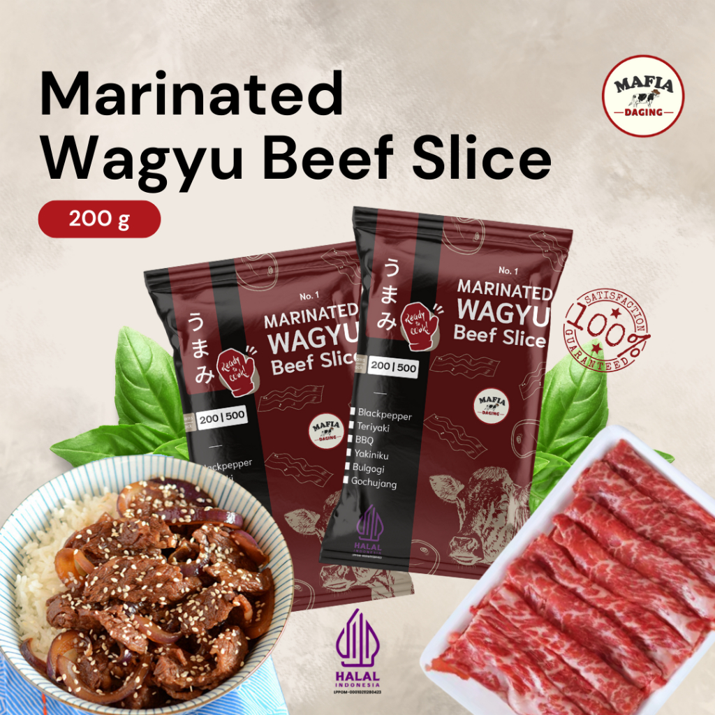

Marinated Wagyu Beef Slice - 200 gram