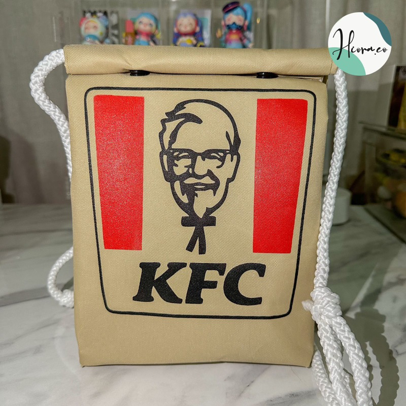 tas kfc sling bag tas motif kfc termurah tas selempang kfc