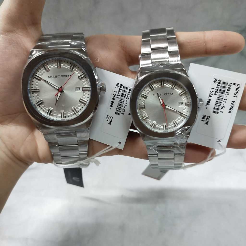 Christ Verra CV-10459 Jam Tangan Original Couple