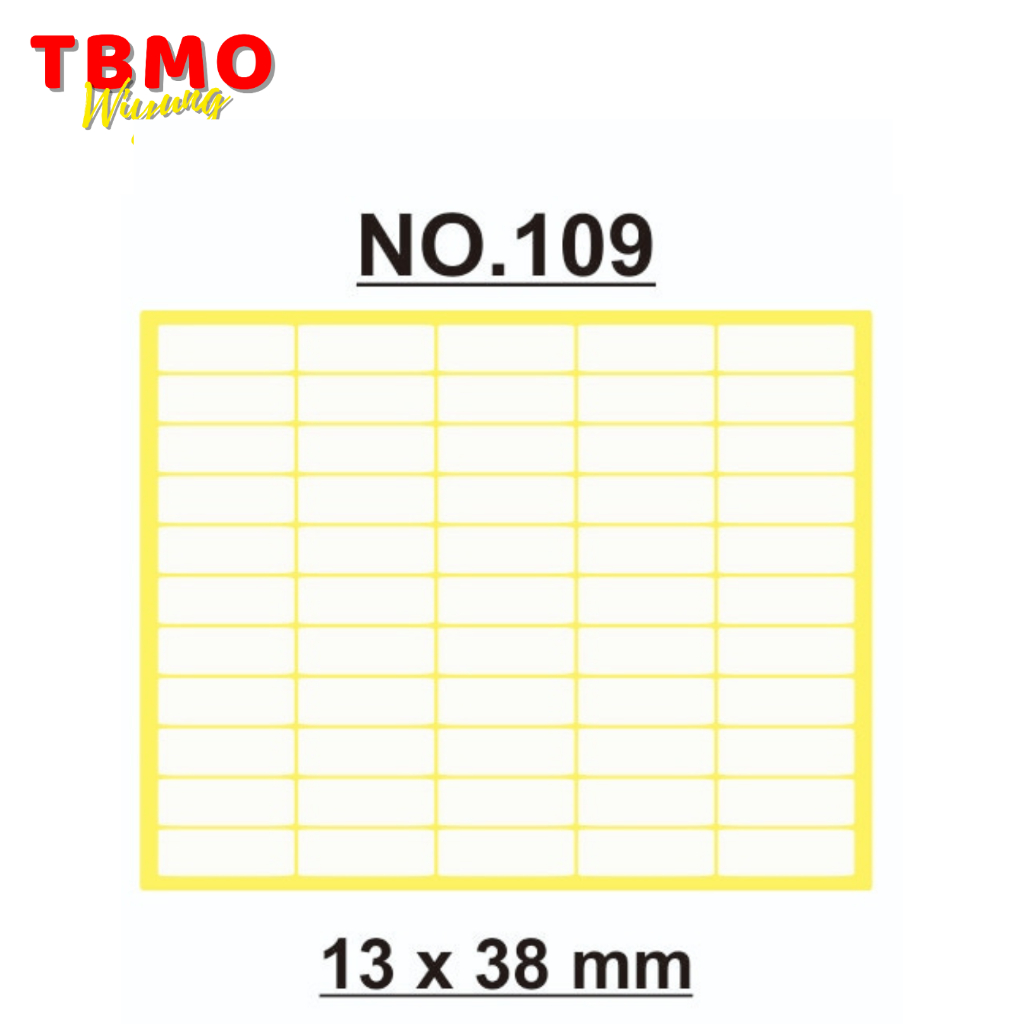 

Label Harga OCI 109 Olean City