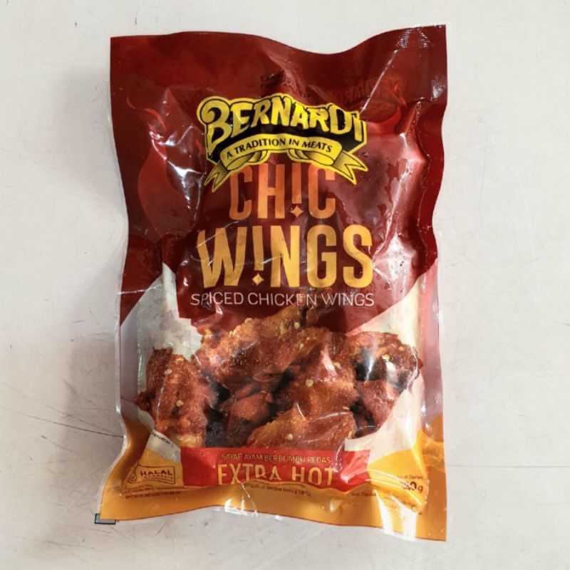 

Bernadi Extra Hot chiken wing 380gram