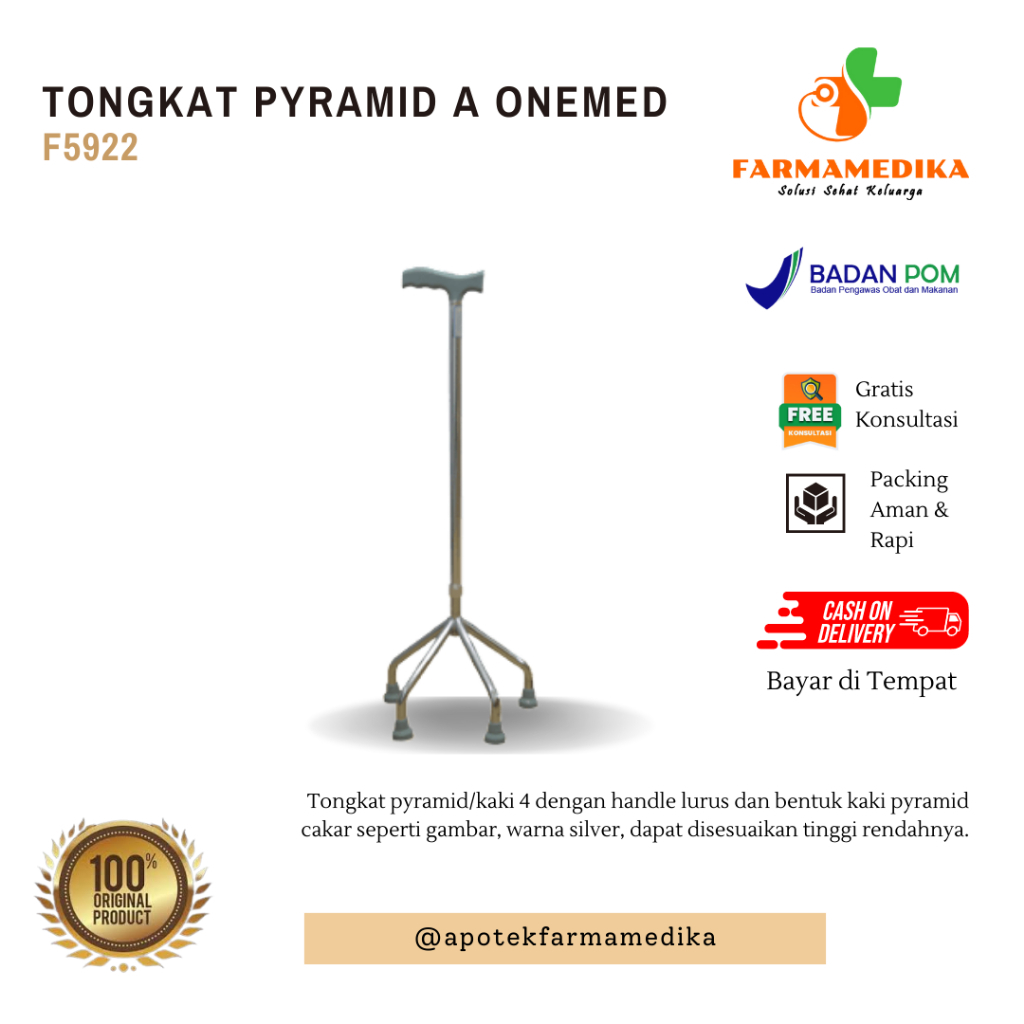 TONGKAT PYRAMID A ONEMED F5922