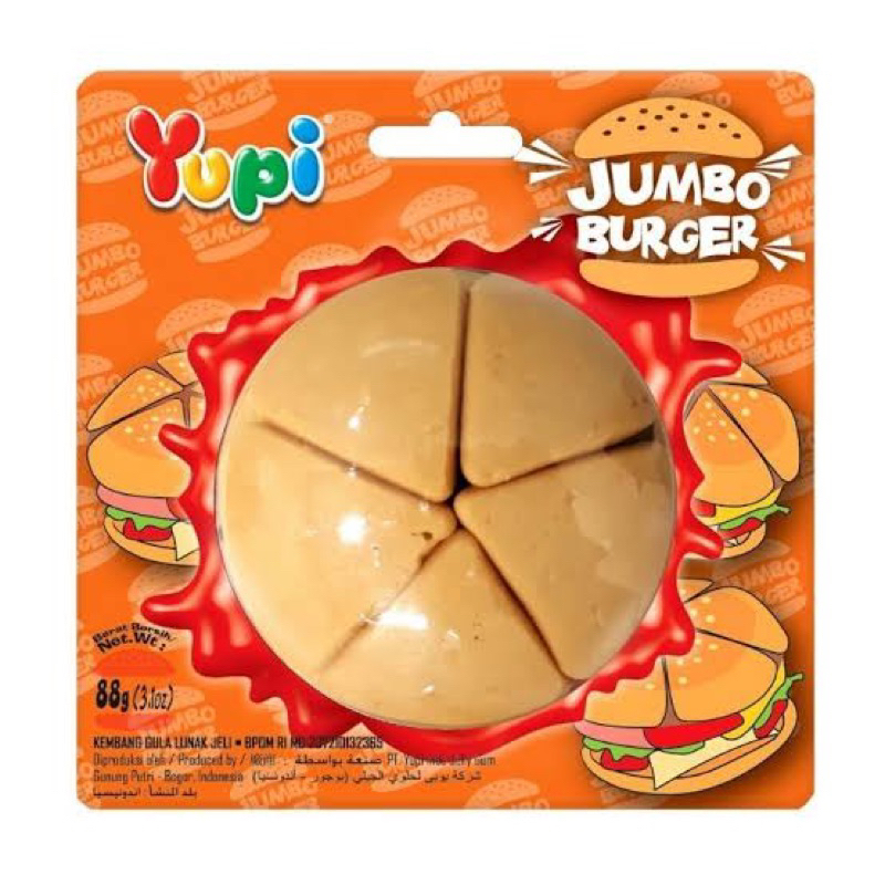 

Permen Yupi Burger Jumbo 88g