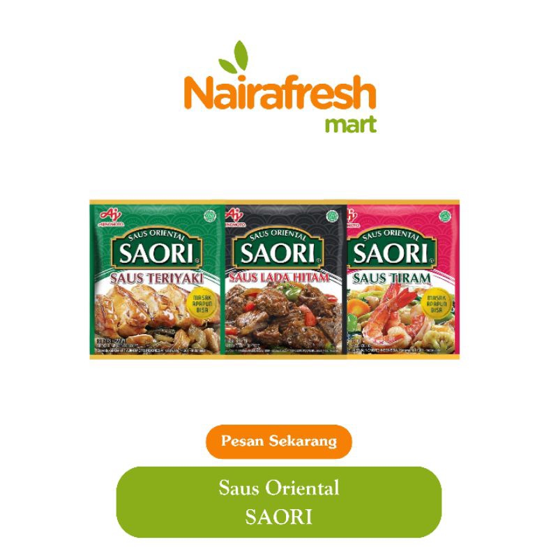 

Ajinomoto Saori Saus Tiram Lada Hitam Teriyaki