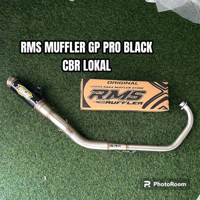 knalpot cbr lokal cbr150r lokal rms gp pro black leher bending premium