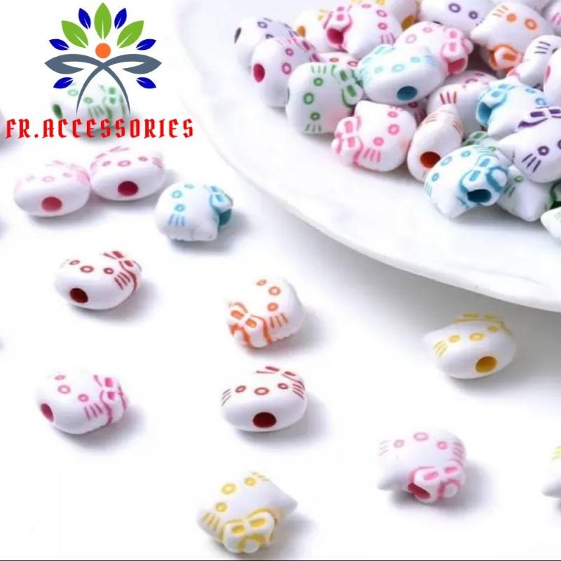 (30pcs)MANIK MANIK  HELLO KITTY MOTE AKRILIK HELLO KITTY