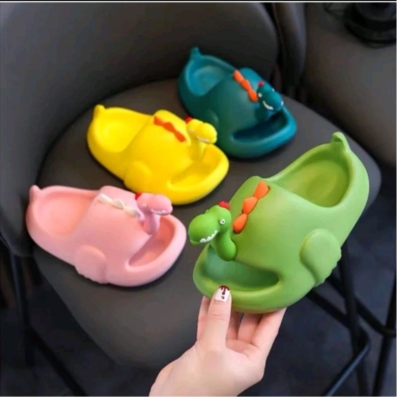 Cod Sandal Anak Jelly Dinosaurus Anak Cowok / Cewek Bahan Eva Sendal anak Lucu Termurah