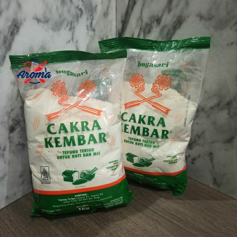 

Tepung Cakra Kembar Kemasan 1 Kg