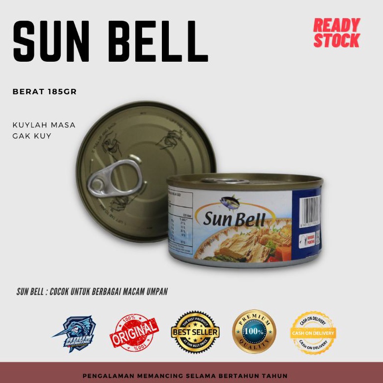 

✾SUPER DISKON♥ Tuna Kaleng Sunbell 185gram