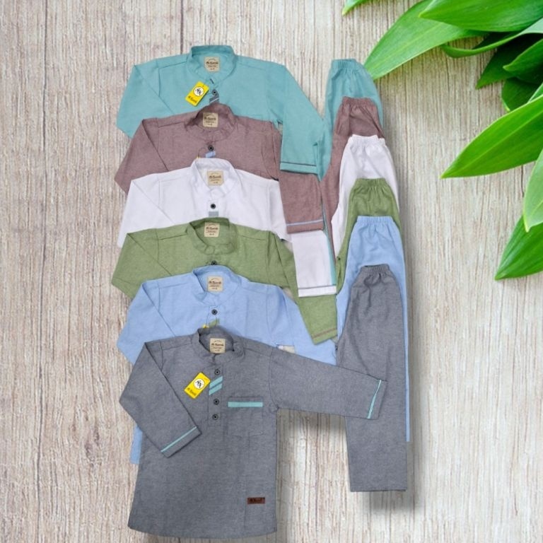 ✨ SET KOKO HAROMAIN TANGAN PANJANG BAHAN COTTON OXPORD