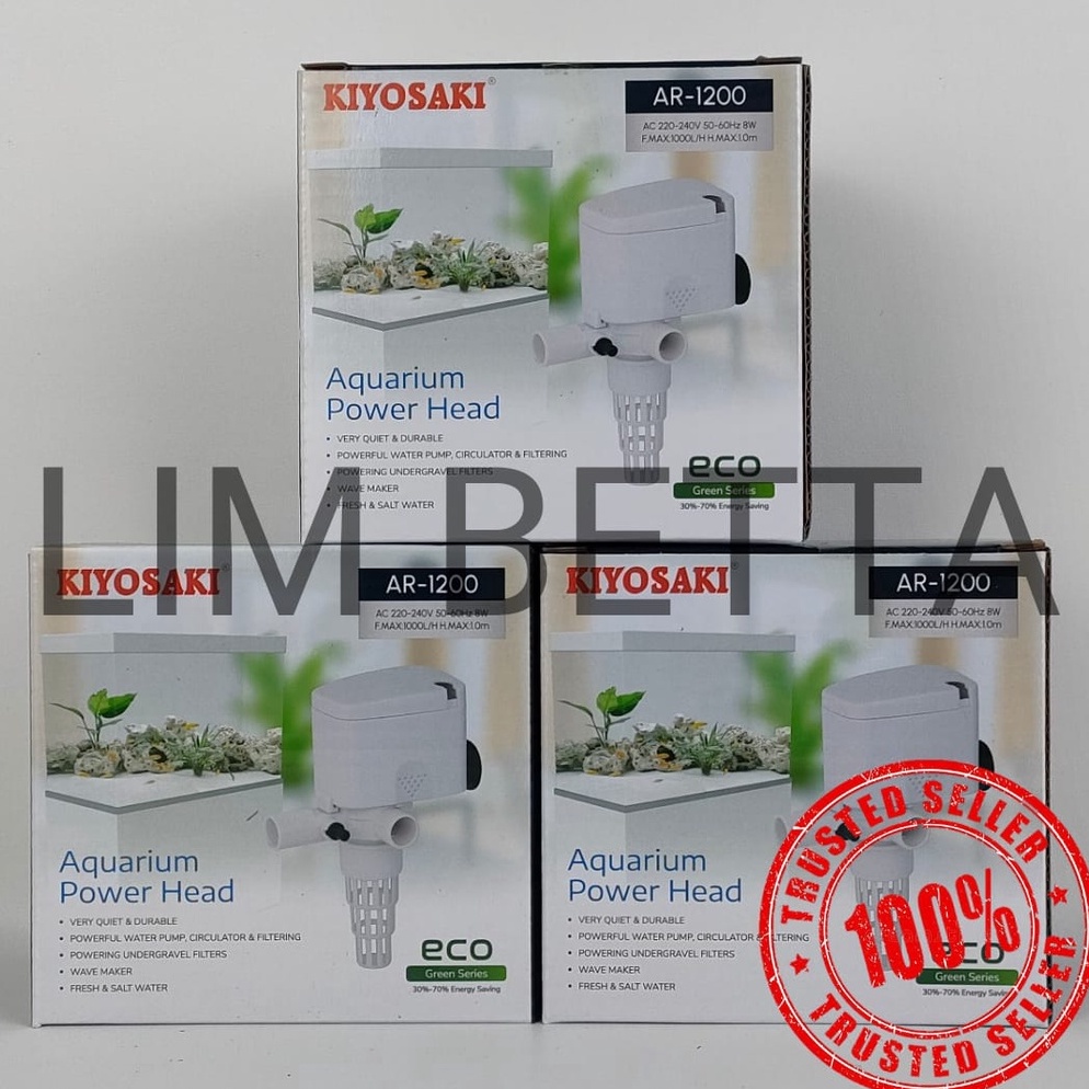 ❤[PROMO ⚡ALE]❤ POMPA AQUARIUM KIYOSAKI AR-1200 / POWER HEAD KIYOSAKI AR 1200