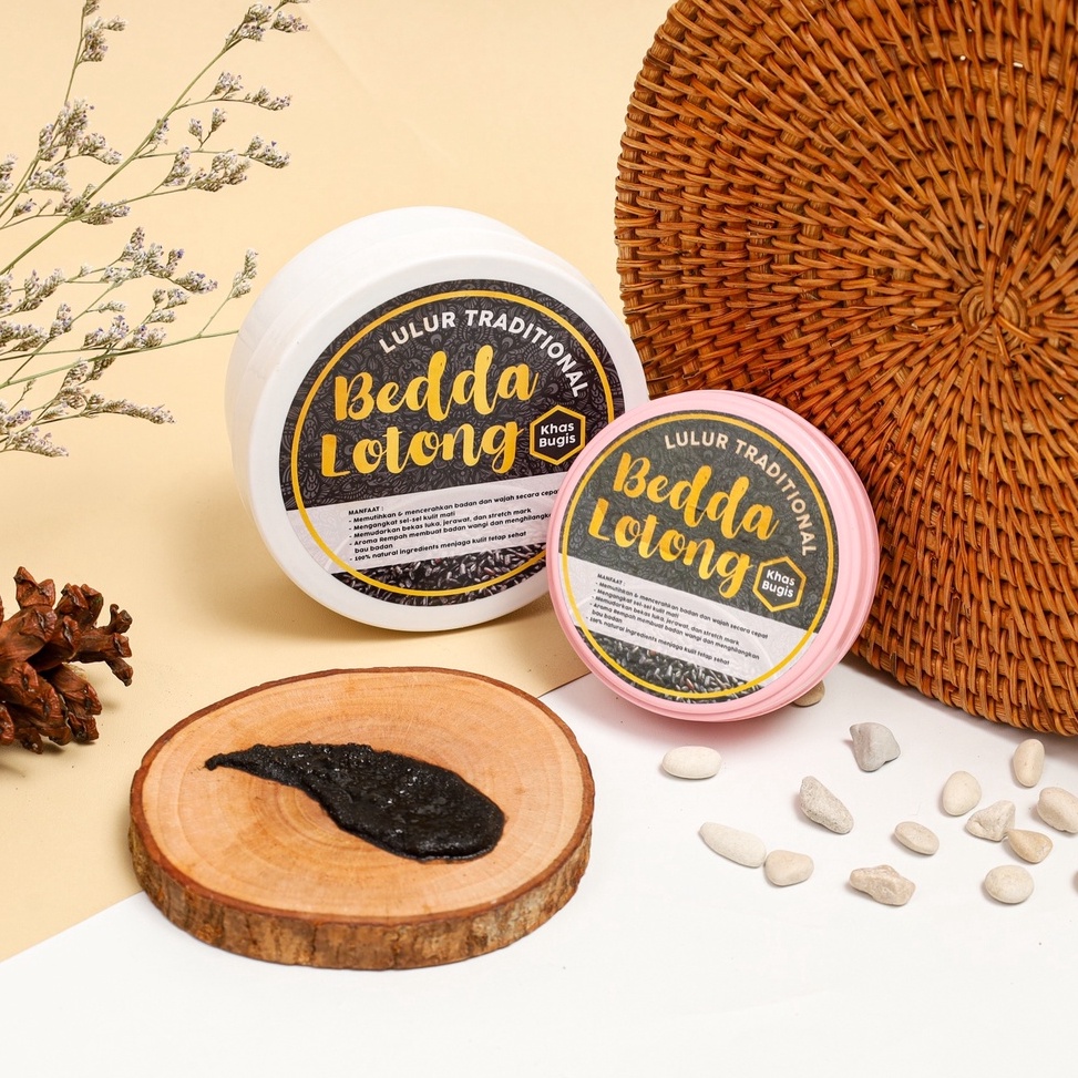 TERMURAH Lulur Bedak Lotong Asli 100gr / Bedda Lotong Basah Bugis / Lulur Beddak Lotong Bubuk / Lulu