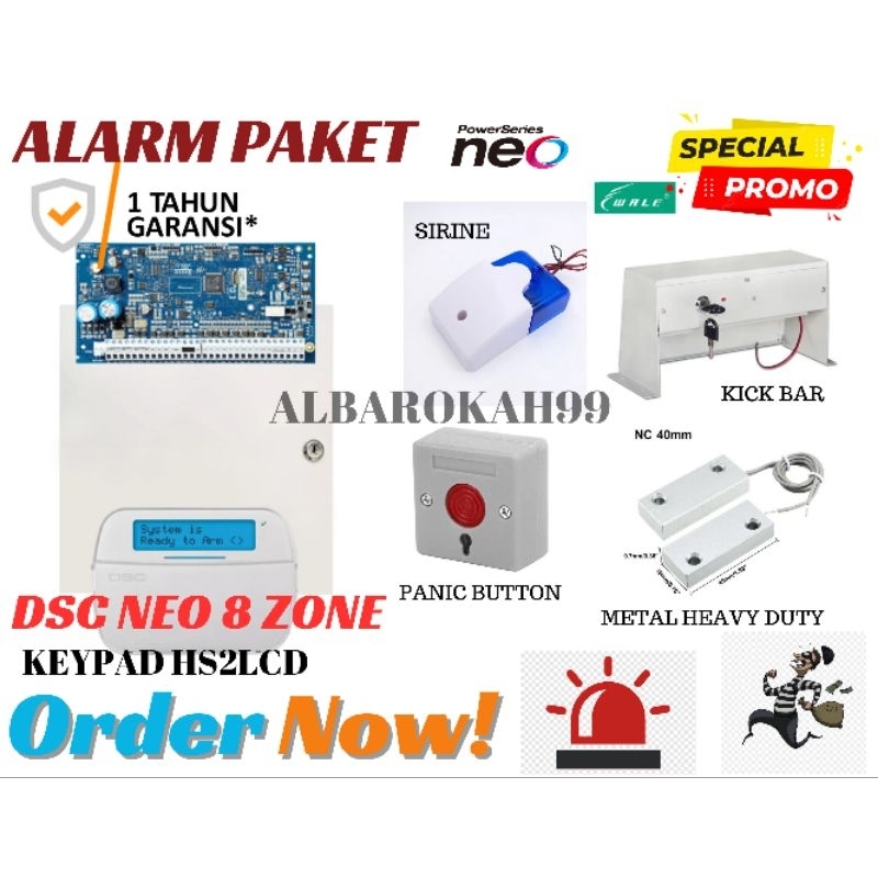 Alarm Paket DSC NEO Power Series 8Zone