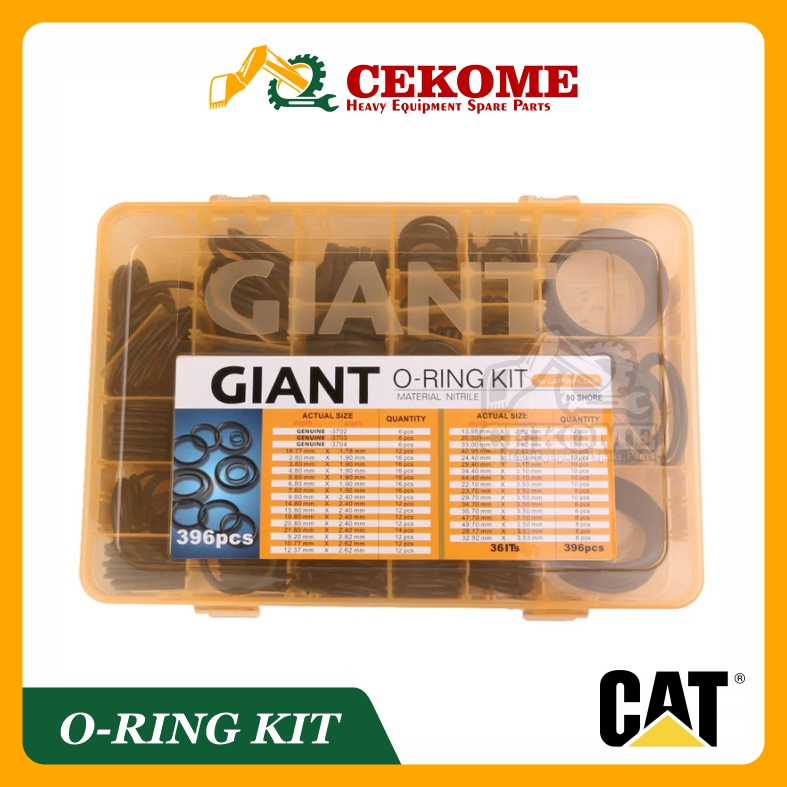 Senter_Ajaib O Ring Kit Giant Excavator Caterpillar Sparepart Alat Berat Service Kit Oring Kit