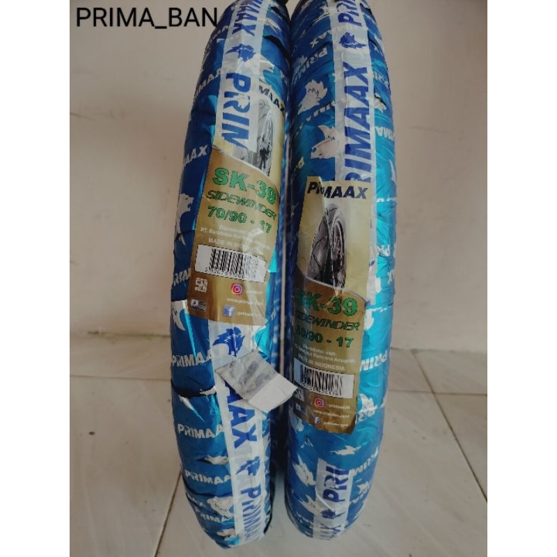 Ban Luar Motor Primaax SK 39 Tubetype Original SNI Ukuran 70/90-17,  80/90-17