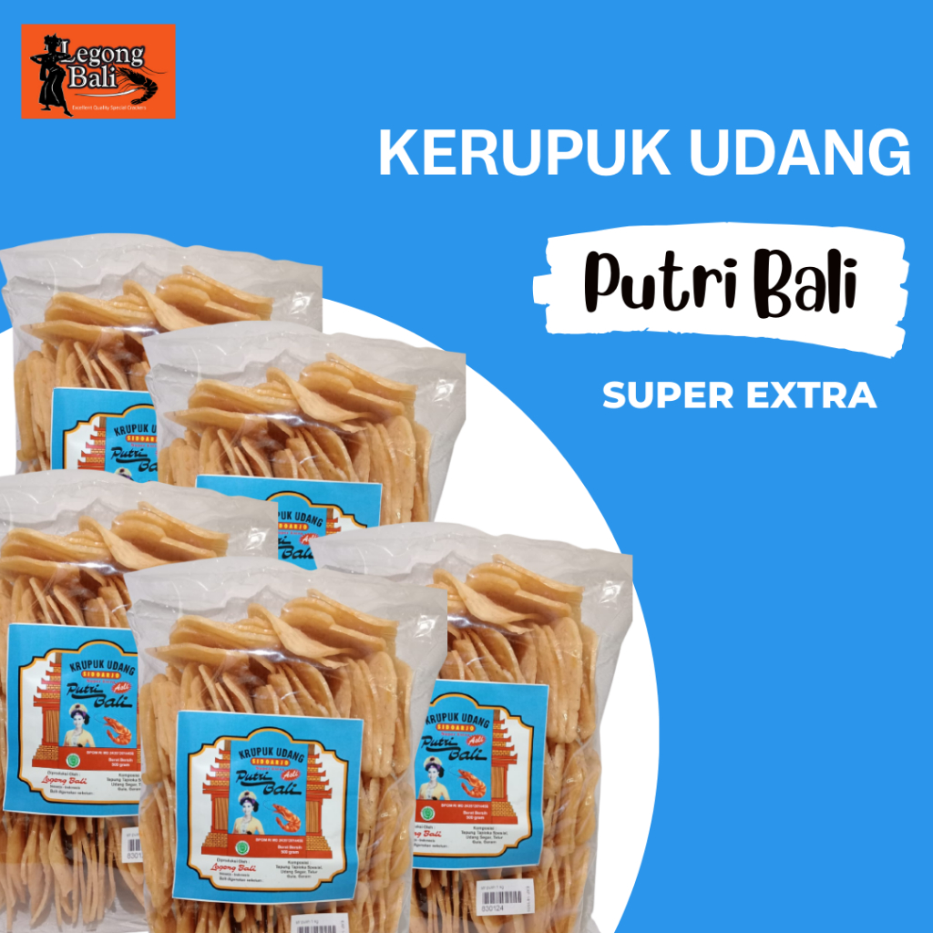 

Legong Bali Kerupuk Krupuk Udang Putri Bali 1 kg