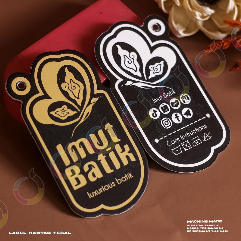 

Label hangtag, hangtag baju, tag tebal hangtag distro