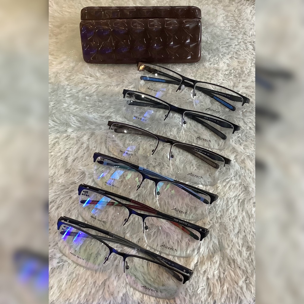 FRAME AIRTECH - KACAMATA BESI - KACAMATA BOR - AIRTECH - FRAME PLASTIK - KACAMATA ELASTIS - FRAME KA