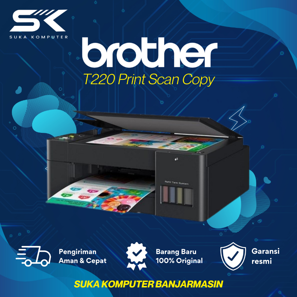 Printer Brother T220 Print Scan Copy