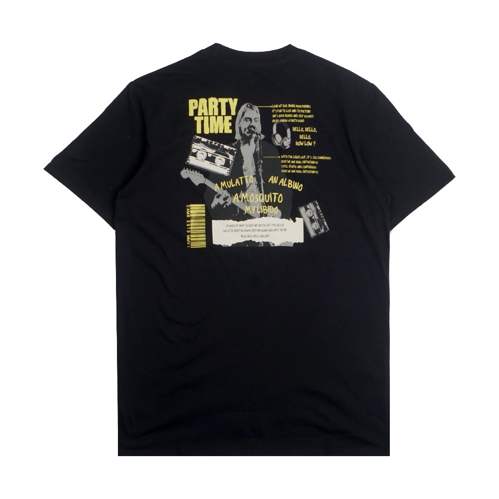 CAMO - T-Shirt Basic "Party Time" 9587 | Kaos Grafis Lengan Pendek Unisex